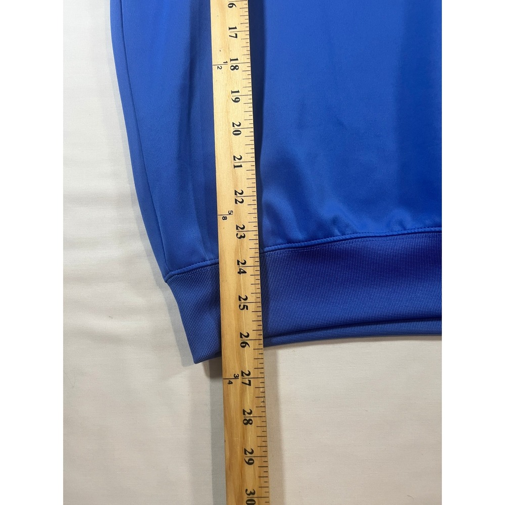 F&G Tech Mens Quarter Zip Golf Pullover Blue Performance Mock Neck‎ Size M - Picture 5 of 11